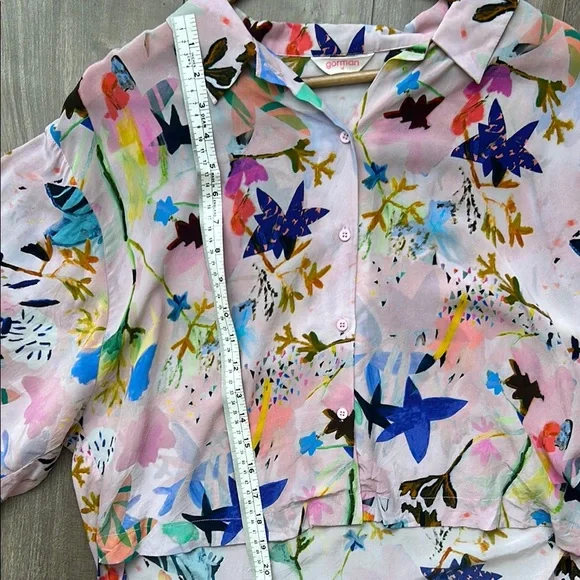 Floral Button-Up Blouse - Picture 6 of 13